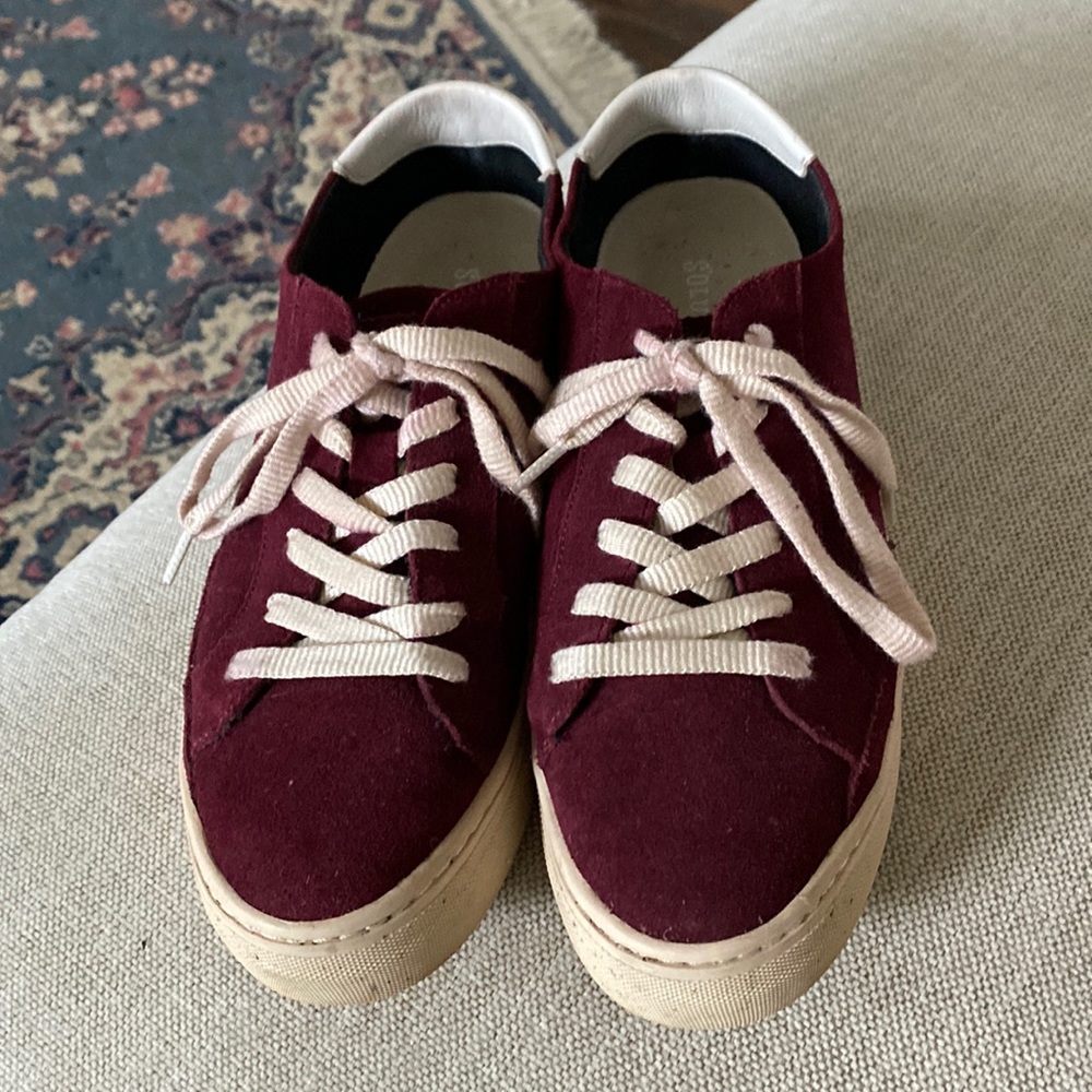 Soludos Wine Suede Ibiza Platform Sneakers 8 spring sneakers